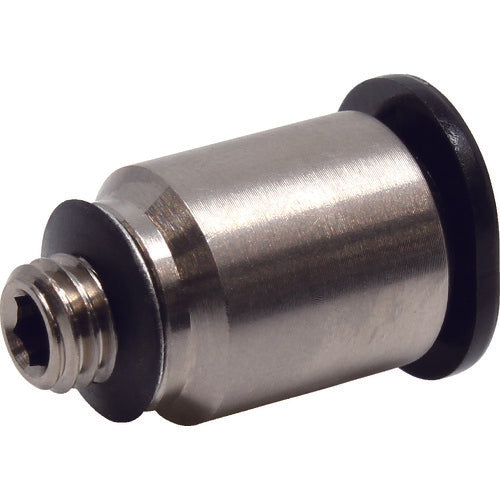 PISCO 튜브 피팅 미니 육각 구멍 부착 스트레이트 튜브 6 접속 구경 M5×0.8 POC6-M5M 1개