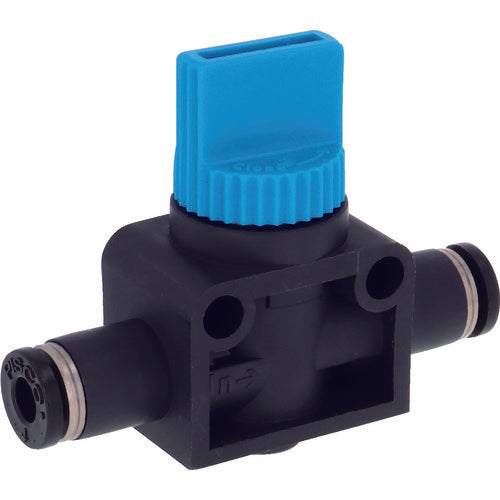 PISCO 핸드 밸브 유니온 스트레이트 3방향 밸브 튜브 4출력 4 HV4-4 1개