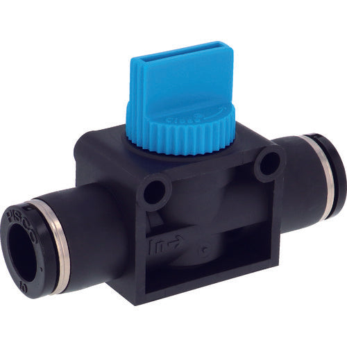 PISCO Hand Valve Union Straight 3-Way Valve Tube 10 Output 10 HV10-10 1 pc