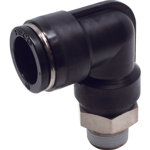 PISCO Tube Fitting Elbow Fitting Outer Diameter 16mm Connection Diameter R3/8 PL16-03 1 pc