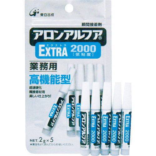 アロン　アロンアルファ　ＥＸＴＲＡ２０００　２ｇ（５本入）　AA-2000-02AL5　1 袋