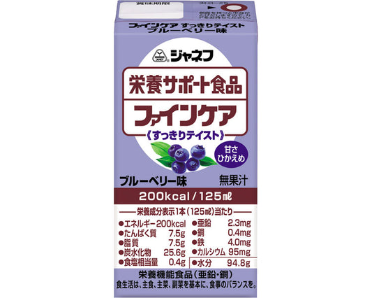 ジャネフ　ファインケア　すっきりテイスト　ブルーベリー味 / 21166→12958　125mL　1 個