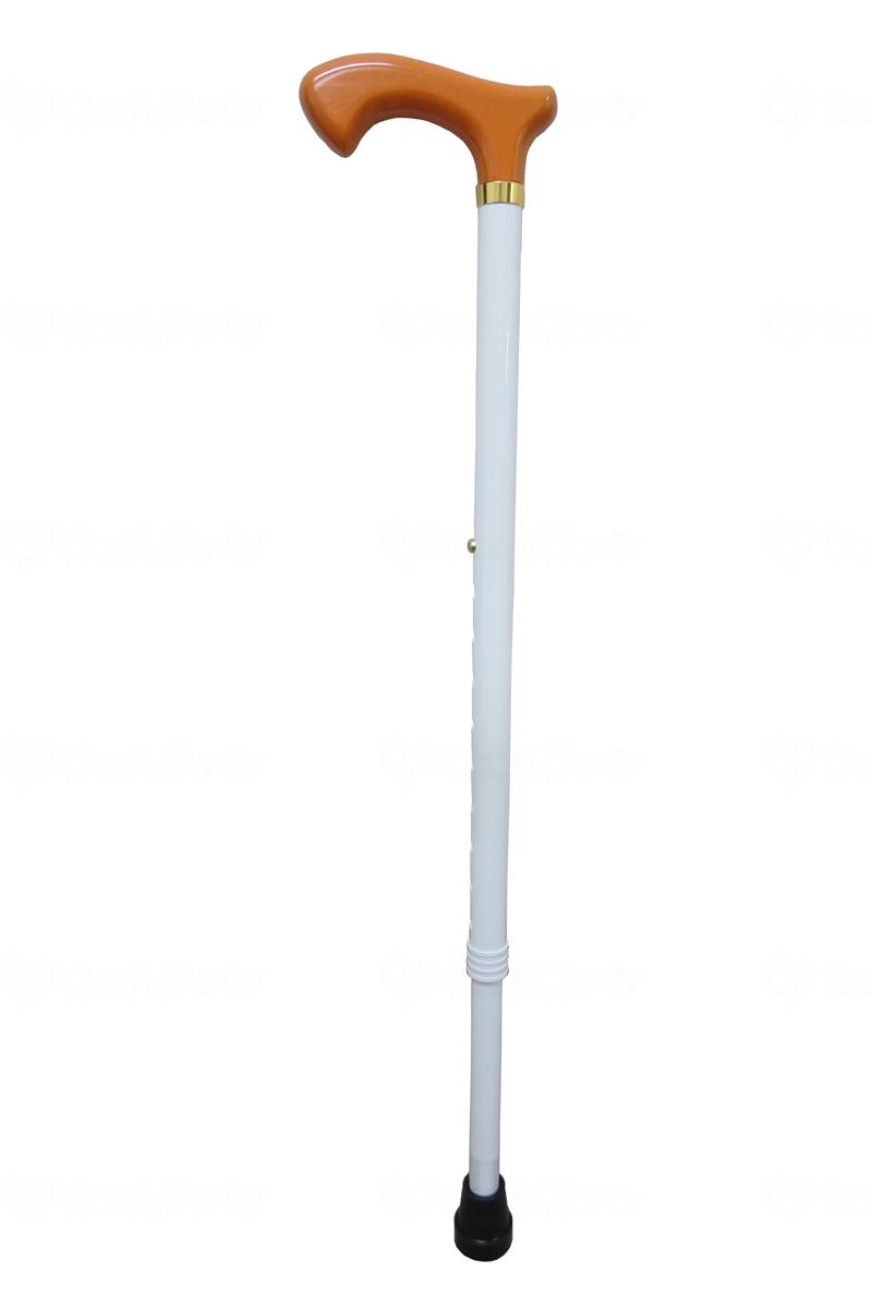 Amedia Body Support White Stick Aluminum Telescopic Cane 16mm