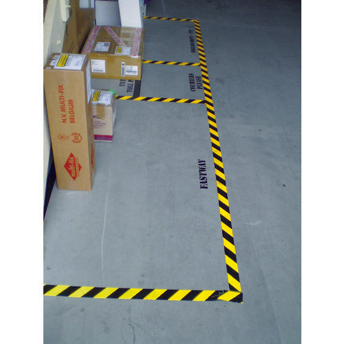 Pyorran Reflective Tape 25mm x 10m Yellow/Black RF-30-YB-25 1 Roll