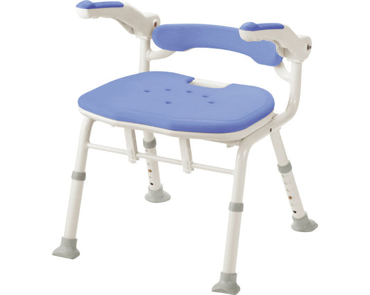 Anju Folding Shower Bench IS Fit Pelvic Support Type / 536-116 Blue 1 Unit