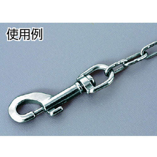 水本　フック　ステンレス　ナスカン　使用荷重０．４９ｋＮ　B-128　1 個