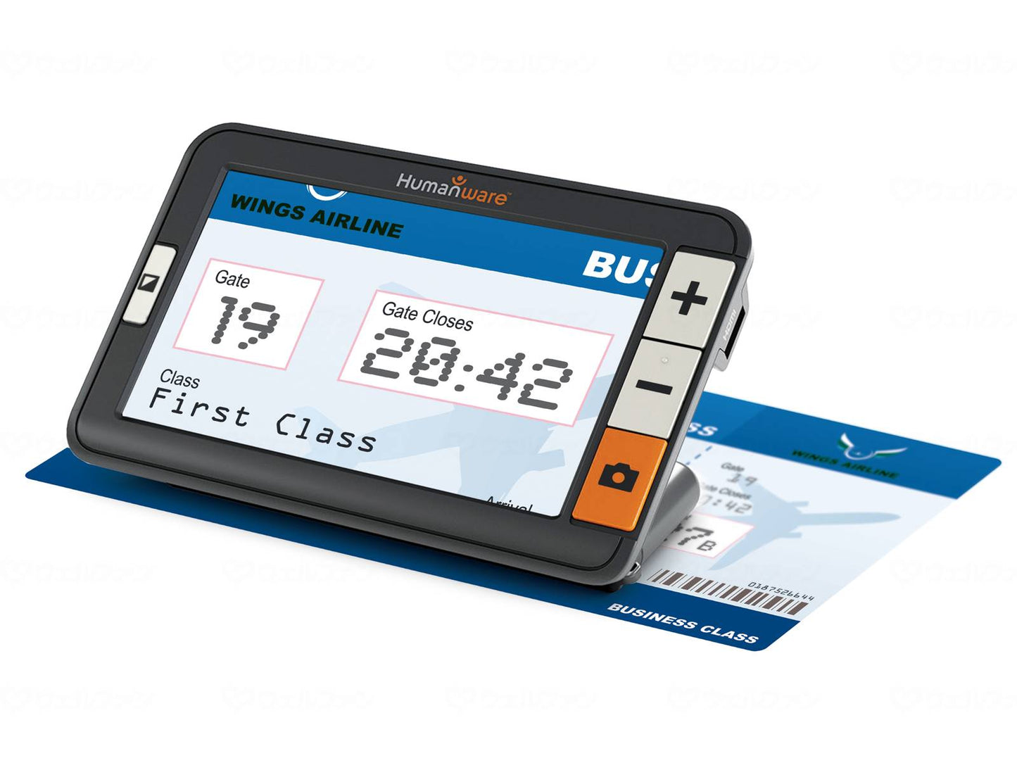 Humanware 고급 휴대용 확대 독서기 에이스프로 5 블랙