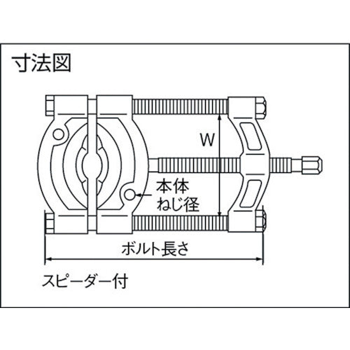Super Bearing Separator (with speeder) Compatible puller: GL6, PP2 BS-2S 1 unit