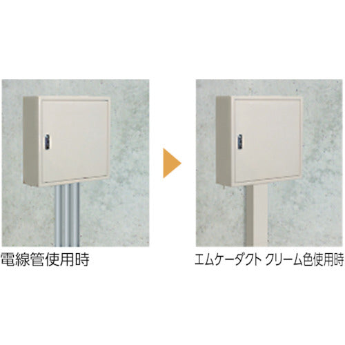 マサル　エムケーダクト　１号　ホワイト　MD12　1 本