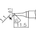 白光　こて先　１ＢＣ型　T12-BC1　1 本