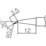 白光　こて先　０．２Ｊ型　T12-J02　1 本