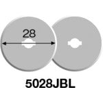 조개 칼 커터 나이프 교체 날 원형 칼날 28밀리 2장들이 5028JBL 1상자