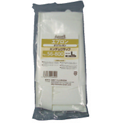 アンセル　溶剤・食品用エプロン　アルファテックエプロン　５６−８００　Ｌ　56-800-50　1 枚