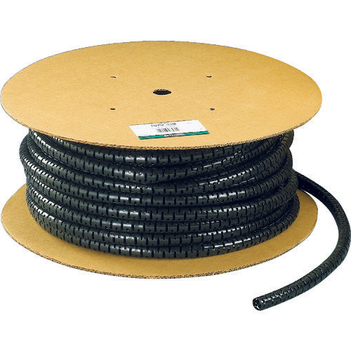 ＰＡＮＤＵＩＴ　電線保護チューブ　スリット型スパイラル　パンラップ　束線径１２．０Φｍｍ　６１ｍ巻き　黒　ＰＷ５０Ｆ−Ｔ２０　PW50F-T20　1 巻