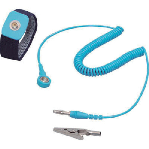 CUSTOM Wrist Strap Anti-Static Wristband Effective Cord Length 3.0m AS-102-10 1 pc