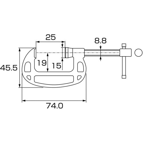 EBI Stainless Steel Climbing Vise 25S B25S 1 Piece