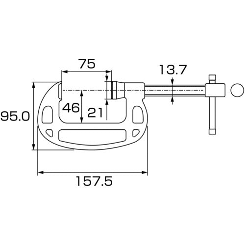 EBI Stainless Steel Climbing Vise 75S B75S 1 Piece