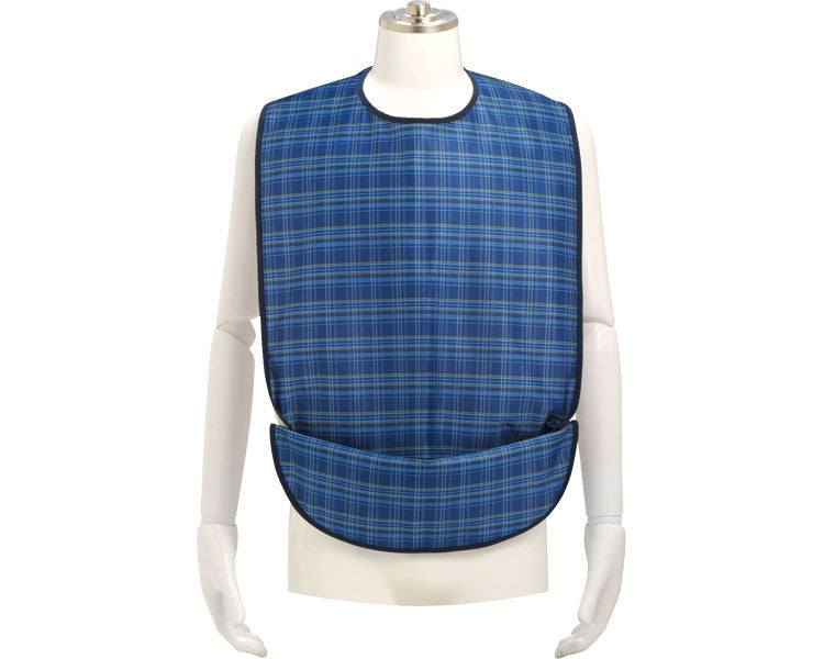 소프라피렌 앞치마 체크 2WAY 타입 / 102280 블루 1장