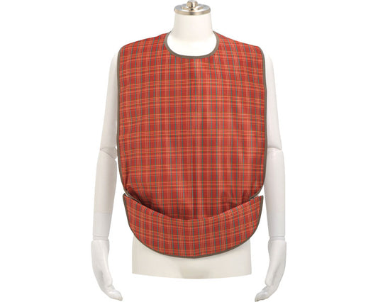 소프라피렌 앞치마 체크 2WAY 타입 / 102281 오렌지 1장