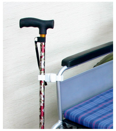 Cane holder Tsuepon KS for wheelchairs and walkers / TH-K001S 1 unit