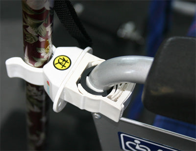 Cane holder Tsuepon KS for wheelchairs and walkers / TH-K001S 1 unit