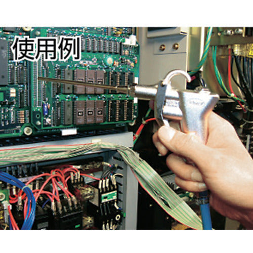 긴키 에어 더스터 건 레버식 1/4 노즐 구경 3mm 노즐 길이 122mm K-601-1S 1개