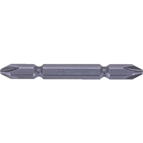 NAC Tapping Screwdriver Bit, Insert 6.35 x No. 2 x 150L, ​​3WT2150, 10 pieces