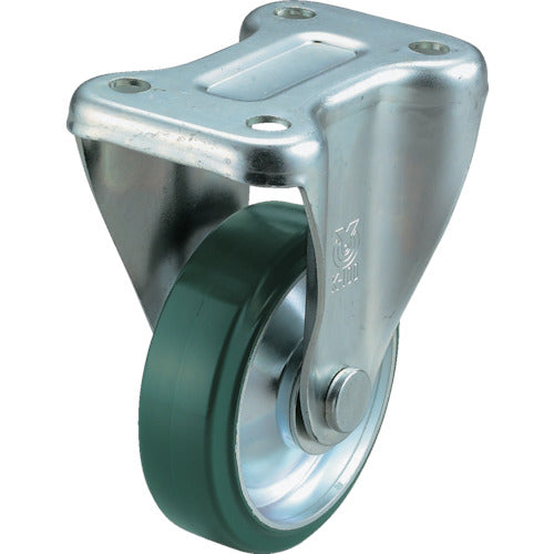 YUEI Plate-type Fixed Caster Urethane Wheel diameter 150mm J type K type Mounting dimensions 100 x 56 UWK-150 1 piece