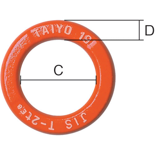 TAIYO Heavy Duty Ring 19 x 75 (3024546) URG-19X75 1 piece