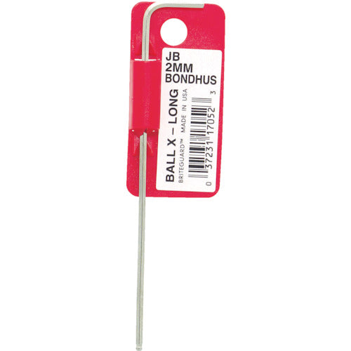 BONDHUS 볼 포인트 L-렌치 엑스트라 롱 2mm JB2MM 1개