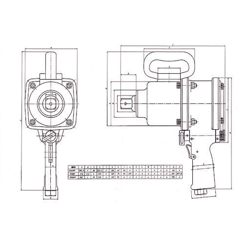 ＶＥＳＳＥＬ　軽量エアーインパクトレンチＧＴ４２００ＰＦ　GT-4200PF　1 台