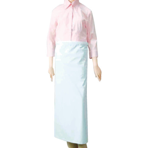 Okamoto New Touch Apron, below the waist, white, length 90cm, 780K, 1 piece