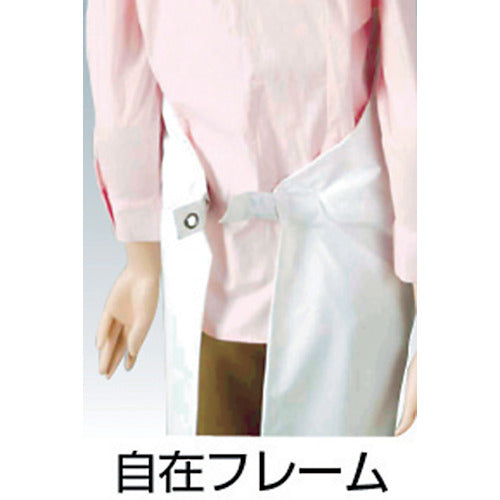 Okamoto New Touch Apron, below the waist, white, length 90cm, 780K, 1 piece