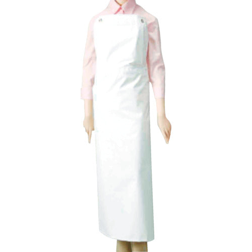 Okamoto New Touch Apron with Chest, White, Length 115cm, 780M, 1 Piece