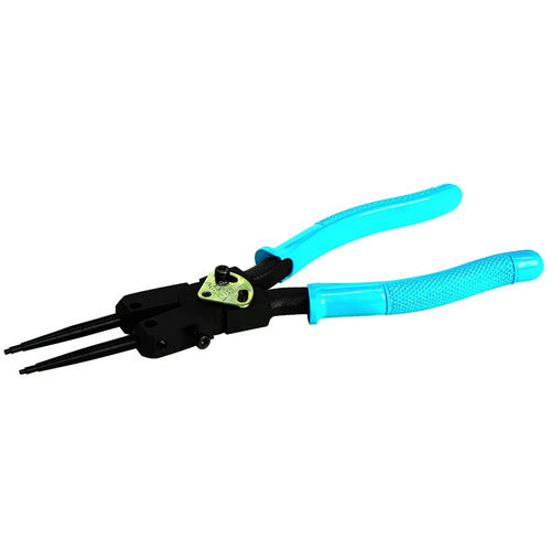 メリー　スナップリングプライヤ（穴用）　ＨＣ１７５Ｂ　替爪式・ロングピン付　１９０ｍｍ　HC175B　1 丁