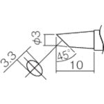 白光　こて先　３ＢＣ型（Ｚ）　T12-BC3Z　1 本