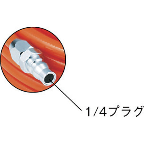 ＴＲＵＳＣＯ　αウレタンブレードホース　７Ｘ１０ｍｍ　２０ｍ　カップリング付　TUH-20　1 巻