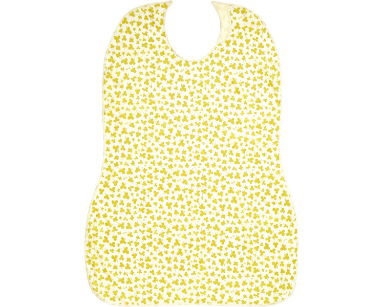 長持ちする大きなお食事エプロン / 403720　クリーム（クローバー）　1 枚