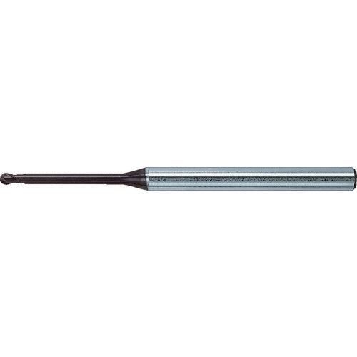 미쓰비시 K 2매 블레이드 임팩트 미라클 롱넥 초경 볼 엔드밀 0.5mm VF2XLBR0025N050S04 1개