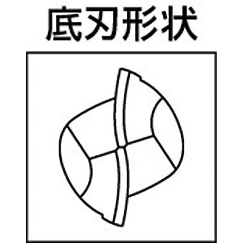 Mitsubishi K 2-blade impact miracle long neck carbide ball end mill 2mm VF2XLBR0100N200S06 1 piece