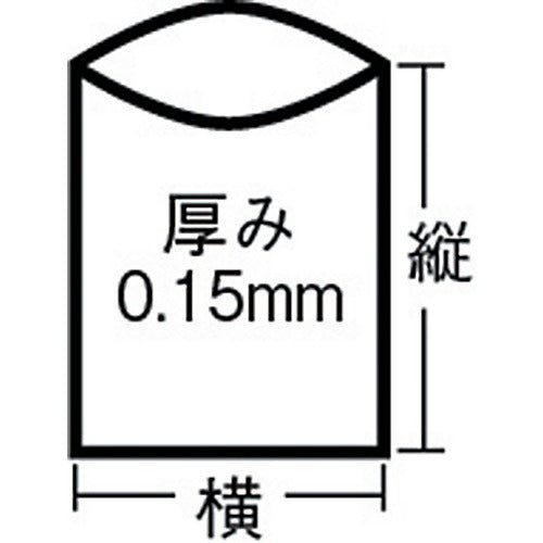 ＩＷＡＴＡＮＩ　アスベスト袋黄中　ASBH-B　100 枚