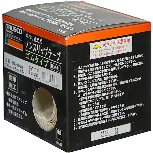 TRUSCO 논 슬립 테이프 실내 용 100mmX5m 화이트 TNI-100W 1 권