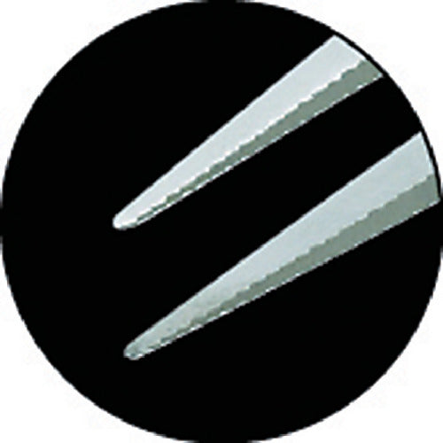 ＴＲＵＳＣＯ　ラバーグリップ付ステンレスピンセット　１２０ｍｍ　先丸型　TSP-211　1 本