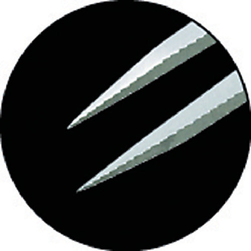 TRUSCO Stainless Steel Tweezers with Rubber Grip, 115mm, Extra Fine Sharp Type, TSP-214, 1 Piece