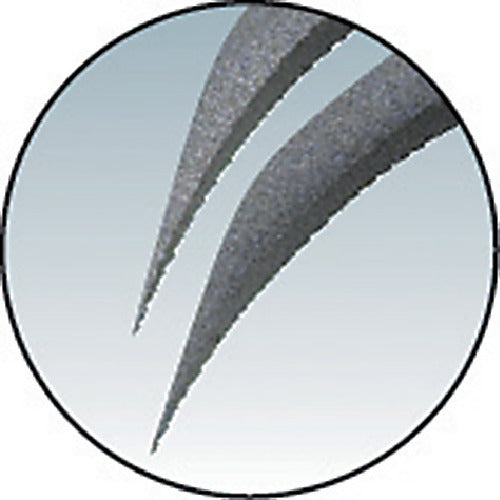 TRUSCO Rubber Grip Tweezers Non-adhesive Type 115mm Tip Eagle Shape TSP-225 1 pc