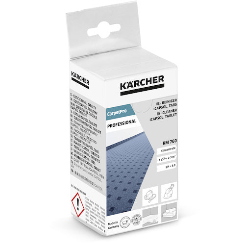 ＫＡＲＣＨＥＲ　ＲＭ　７６０　Ｔａｂｌｅｔ　カーペット用タブレット洗浄剤　6.295-850.0　1 個