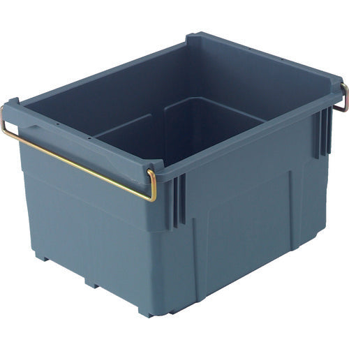 TRUSCO Nesting Container 55.2L Gray TK-59-GY 1 pc