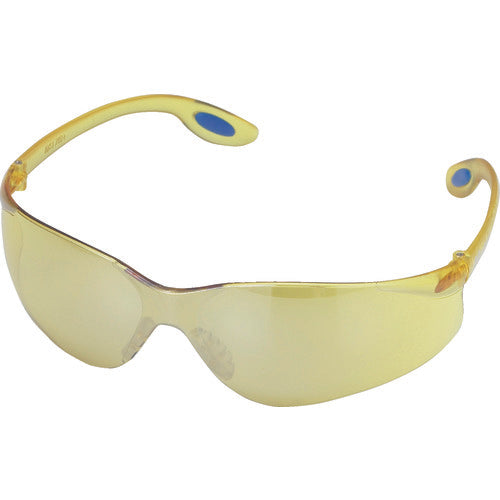 TRUSCO Single-lens Safety Glasses Yellow TRS-980Y 1 pc