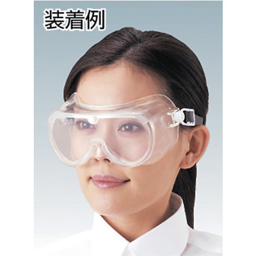 ＴＲＵＳＣＯ　飛来粉塵用超硬防曇セーフティゴーグル　ポリカーネートレンズ　TVF-SG　1 個