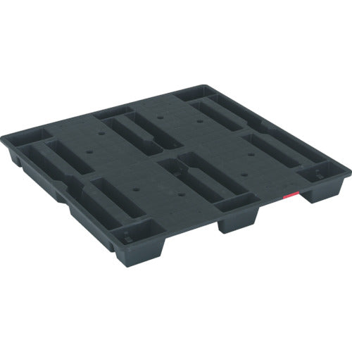 ＴＲＵＳＣＯ　樹脂パレット（両面二方差し・ネスティングタイプ）　輸出梱包用スキットパレット　間口１１００×奥行１１００×高さ１１５ｍｍ　TJC-S2-1111　1 枚